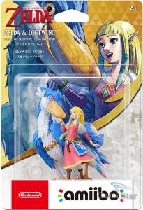 Amiibo Zelda and Loftwing The Legend of Zelda