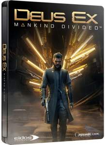 Deus Ex Mankind Divided Day One Edition Steelbook ps4