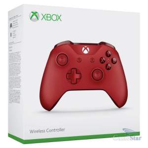 Джойстик Беспроводной Red Microsoft Wireless Controller 3.5mm Xbox One