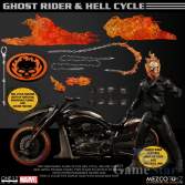 Фигурка Marvel Ghost Rider and Hell Cycle Mezco