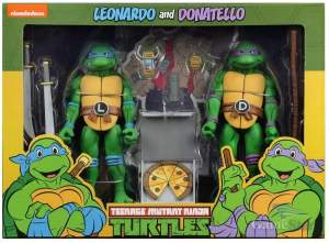 Фигурка Turtles Classic Cartoon Leonardo and Donatello Neca