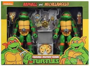 Фигурка Turtles Classic Cartoon Raphael and Michelangelo Neca