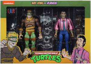 Фигурка Turtles Classic Cartoon Rat King vs Vernon Neca