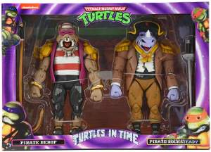 Фигурка Turtles In Time Pirate Bebop and Rocksteady Neca