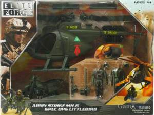 Фігурки Elite Force Army Strike MH6 Spec Ops Little Bird Action Figures