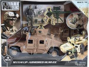 Фігурки Elite Force M1114 Up Armored Humvee Action Figures