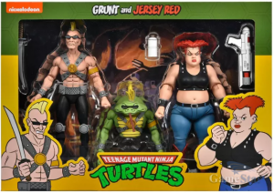 Фигурки Turtles Classic Cartoon Grunt and Jersey Red Neca