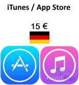 iTunes App Store Gift Card 15 EUR Germany