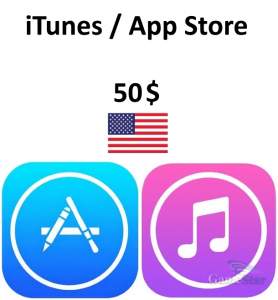 iTunes App Store Gift Card 50 USD