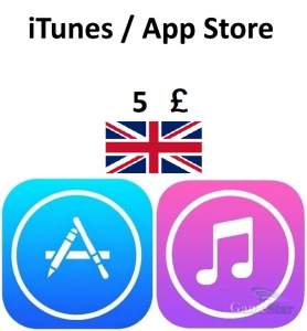 iTunes App Store Gift Card 5 GBP