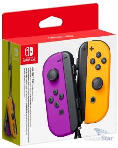 Joy-Con Nintendo Switch Left Right Neon Purple Orange
