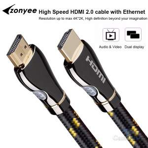Кабель HDMI 4K Ultra HD 3D Ethernet Zonyee ps4 xbox