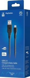 Кабель USB to Micro USB 2m PowerA Charge Cable ps4