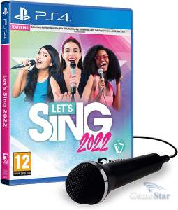 Lets Sing 2022 with Microphone ps4