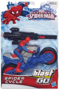Marvel Ultimate Spider-Man Blast N Go Spider Cycle Hasbro