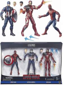 Набор фигурок Marvel Legends Captain America Civil War Hasbro