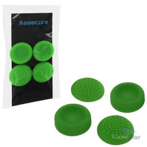 Насадки Silicone Thumb Grips Concave and Convex Green ps4