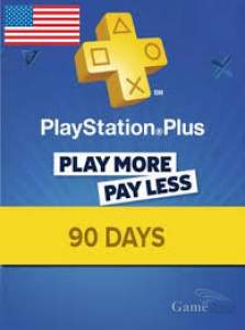 Playstation Plus 90 днів USA