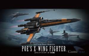 Збірна модель Star Wars Poes X Wing Fighter Bandai