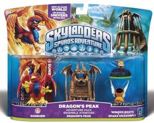 Skylanders Spyros Adventure Dragons Peak Pack