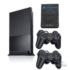 Sony PlayStation 2 + Джойстик DualShock 2 ps2 + Карта памяти 16 Мб Memory Card 16 Mb ps2