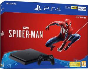 Sony PlayStation 4 Slim 500Gb Bundle Marvel Spider-Man ps4