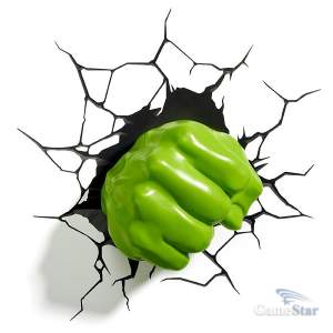 Светильник Hulk Fist 3D Deco Light