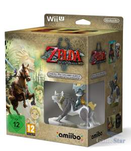 The Legend of Zelda Twilight Princess HD Wolf Link Amiibo Bundle Wii U
