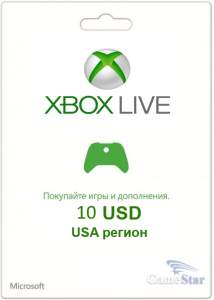 Xbox Live 10 USD