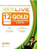 Xbox Live Gold Карта подписки 12 месяцев